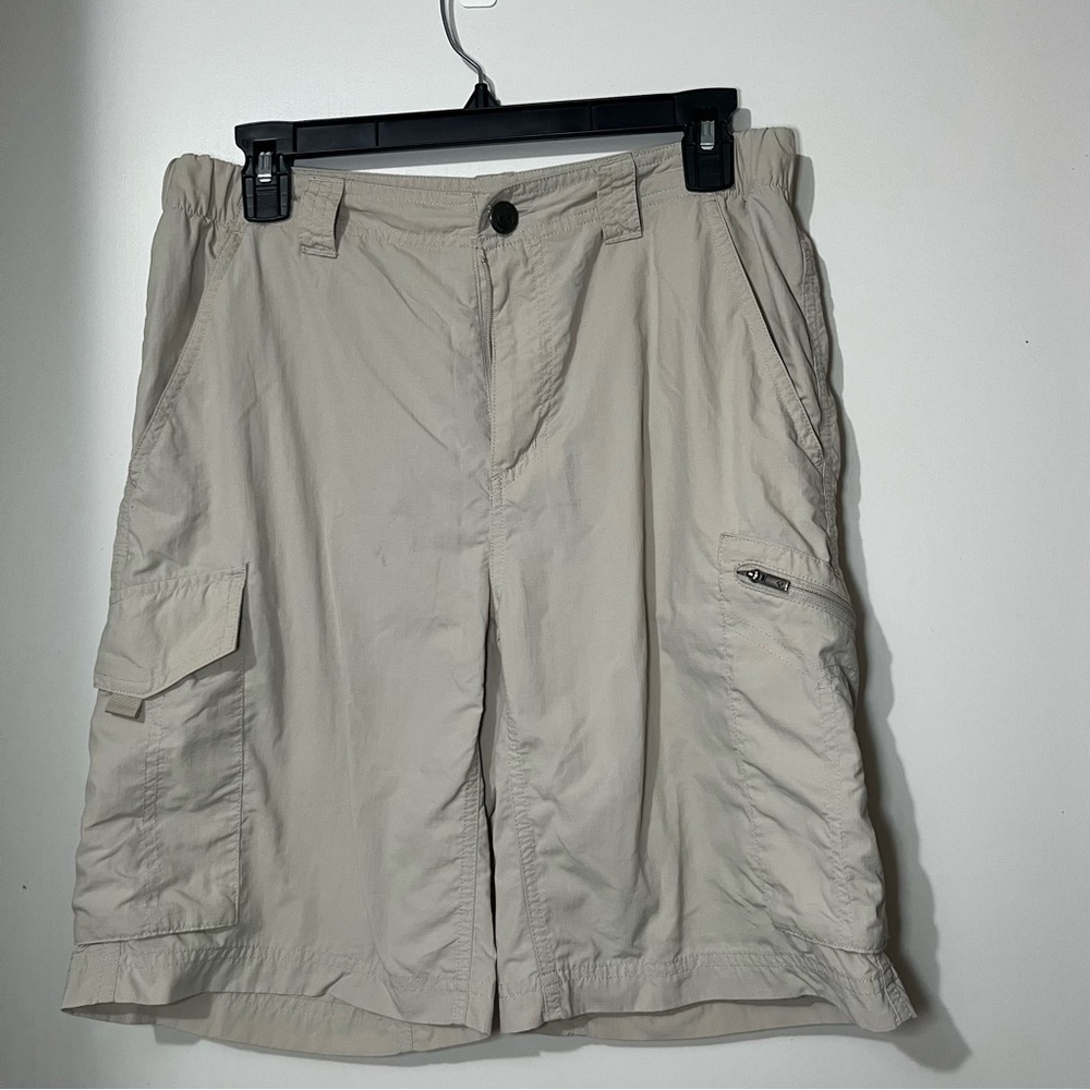 Columbia Tan Cargo Shorts Lightweight Outdoor Wear